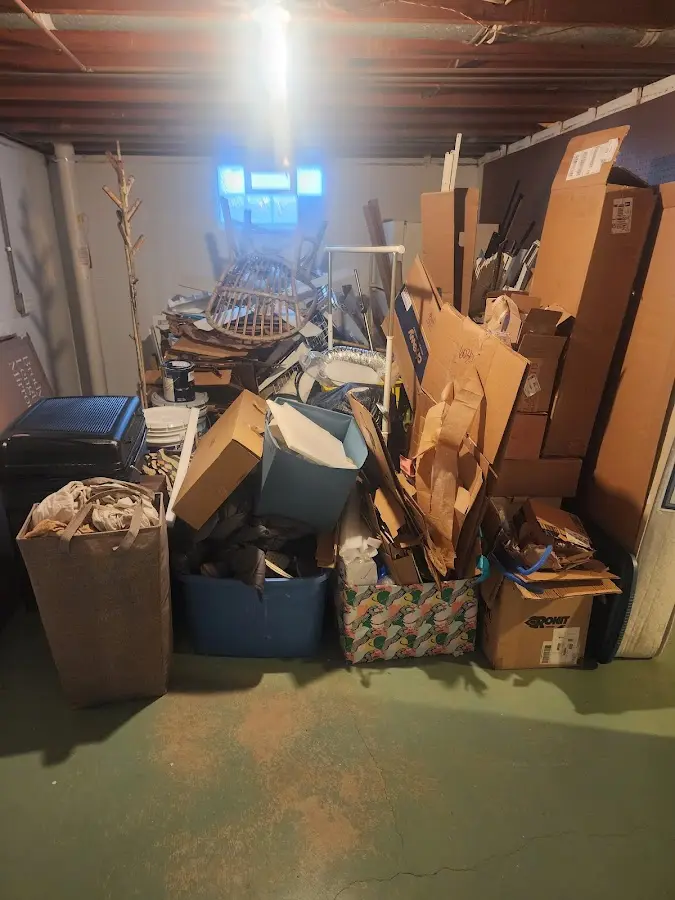 Roll-off dumpster container at job site for Construction Dumpster Rental in Tarrytown